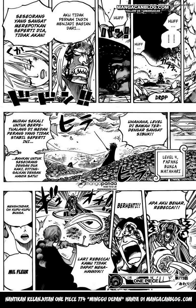 One Piece — Chapter 773, halaman 17