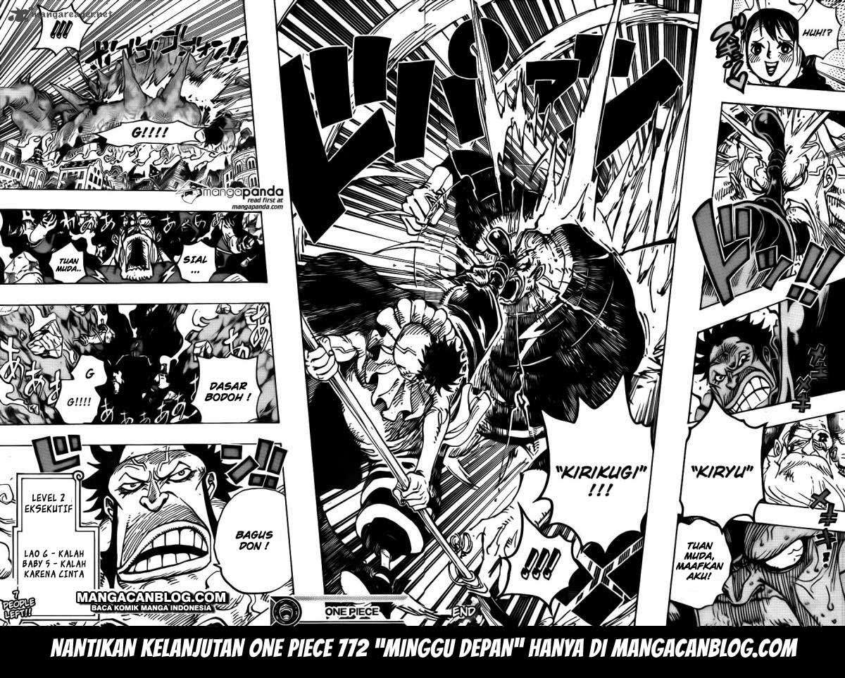 One Piece — Chapter 771, halaman 18