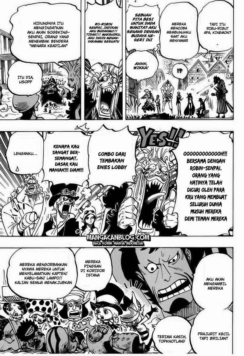 One Piece — Chapter 746, halaman 8
