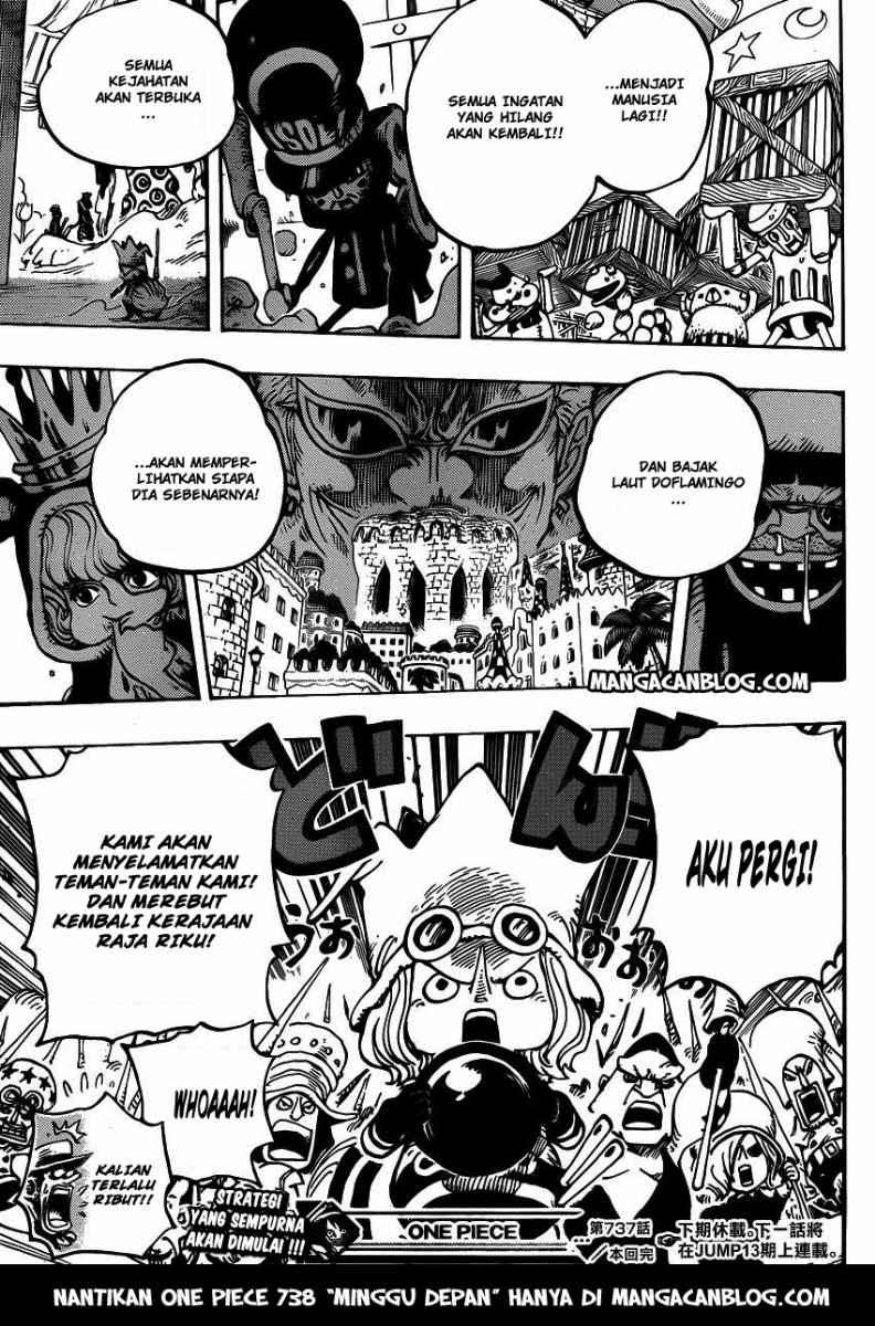 One Piece — Chapter 737, halaman 20