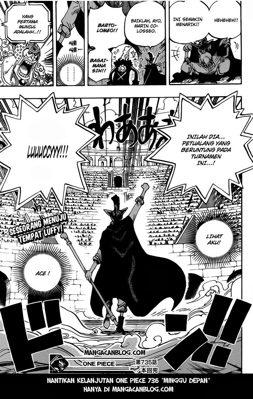 One Piece — Chapter 735, halaman 21
