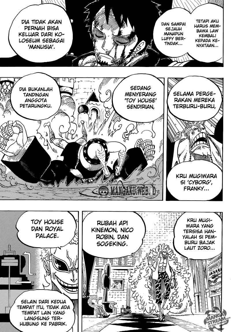 One Piece — Chapter 734, halaman 17