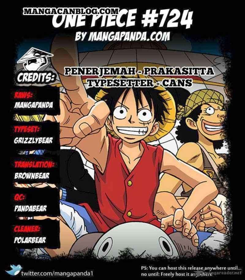 One Piece — Chapter 724, halaman 1