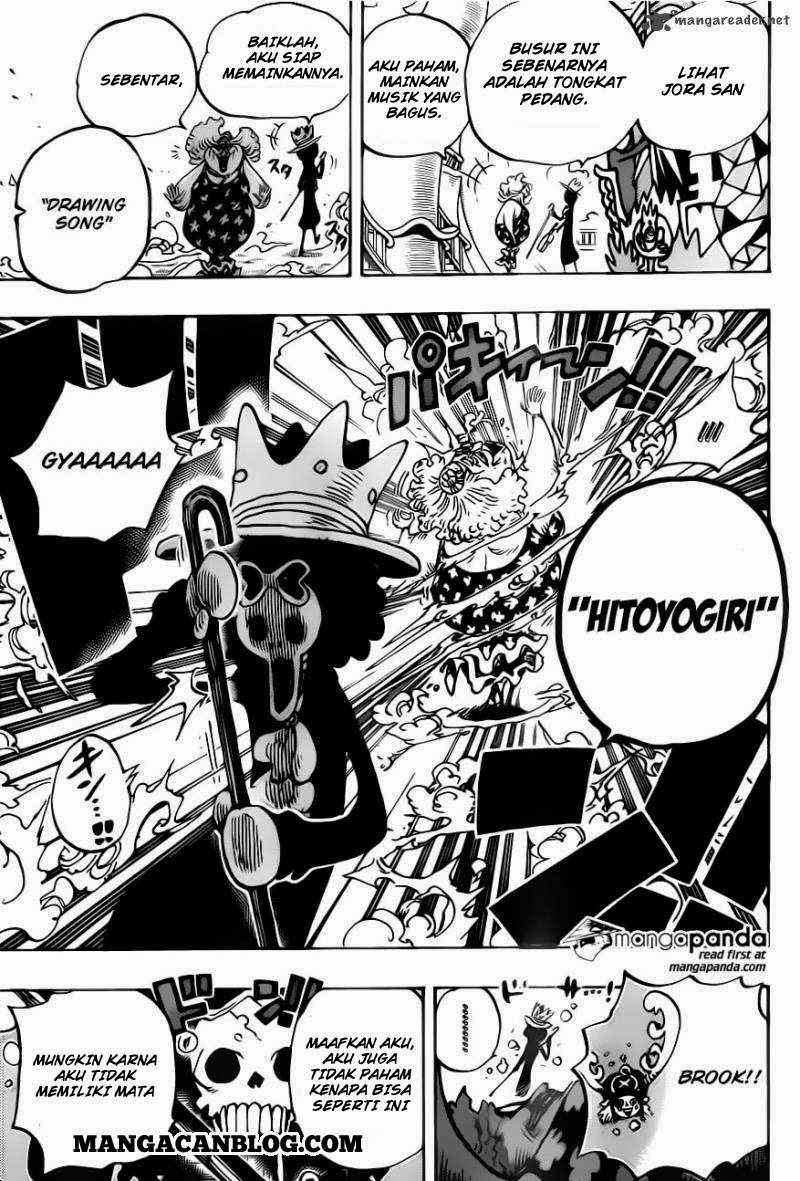 One Piece — Chapter 722, halaman 17