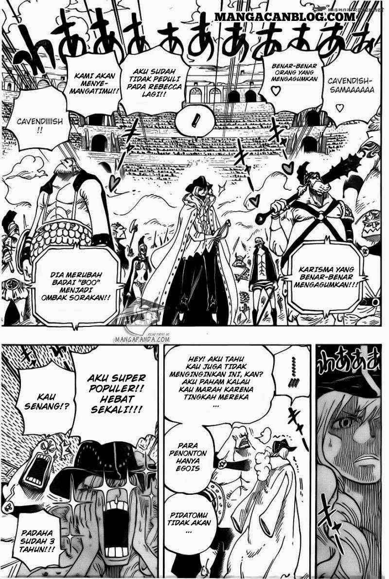 One Piece — Chapter 722, halaman 8