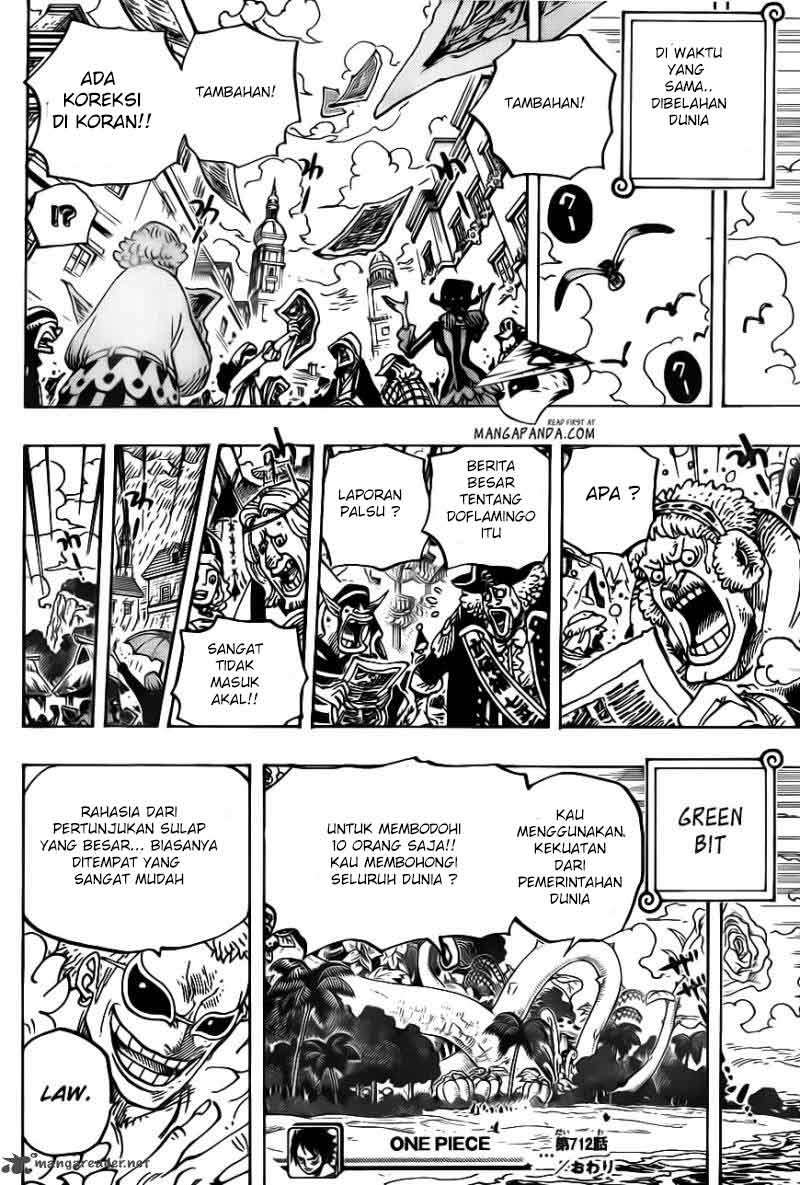 One Piece — Chapter 712, halaman 19