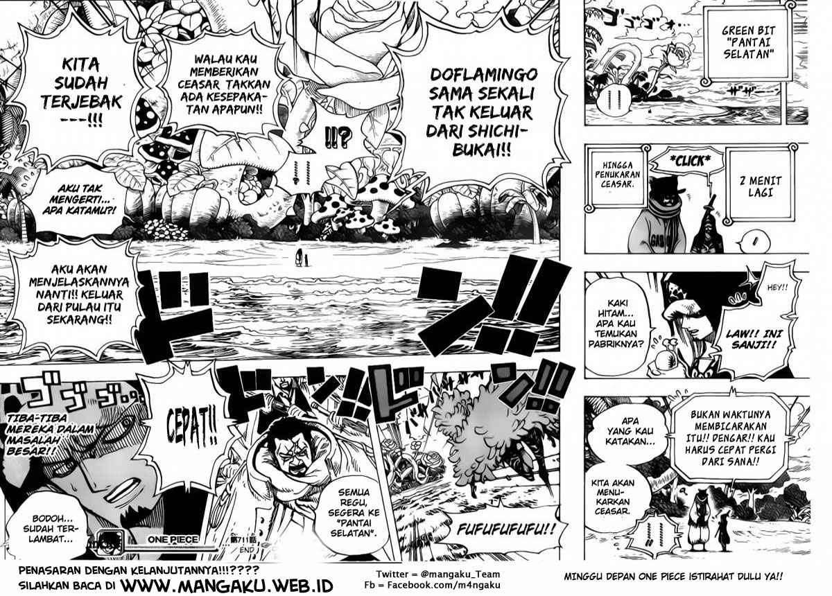 One Piece — Chapter 711, halaman 19