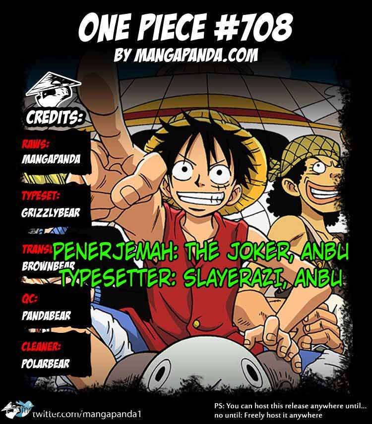 One Piece — Chapter 708, halaman 1