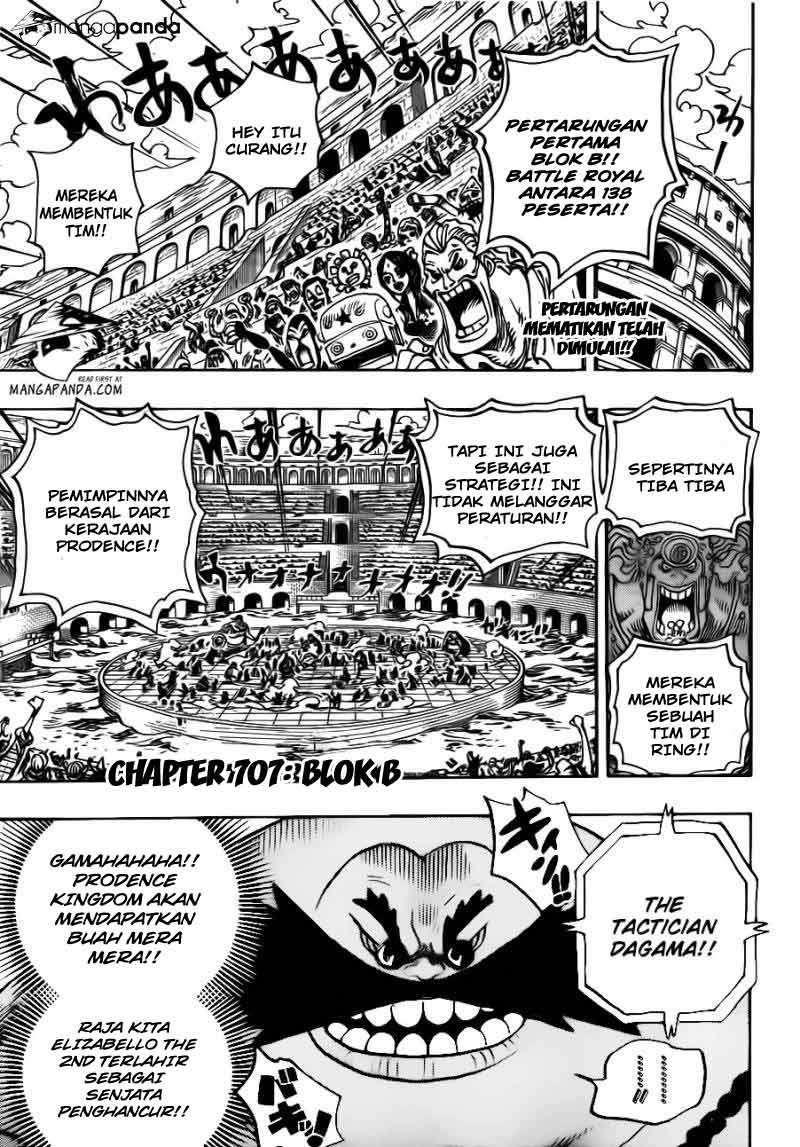 One Piece — Chapter 707, halaman 4