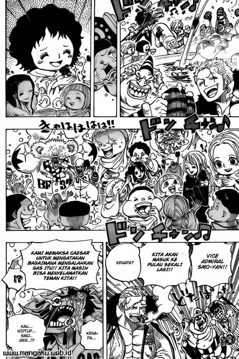 One Piece — Chapter 696, halaman 18