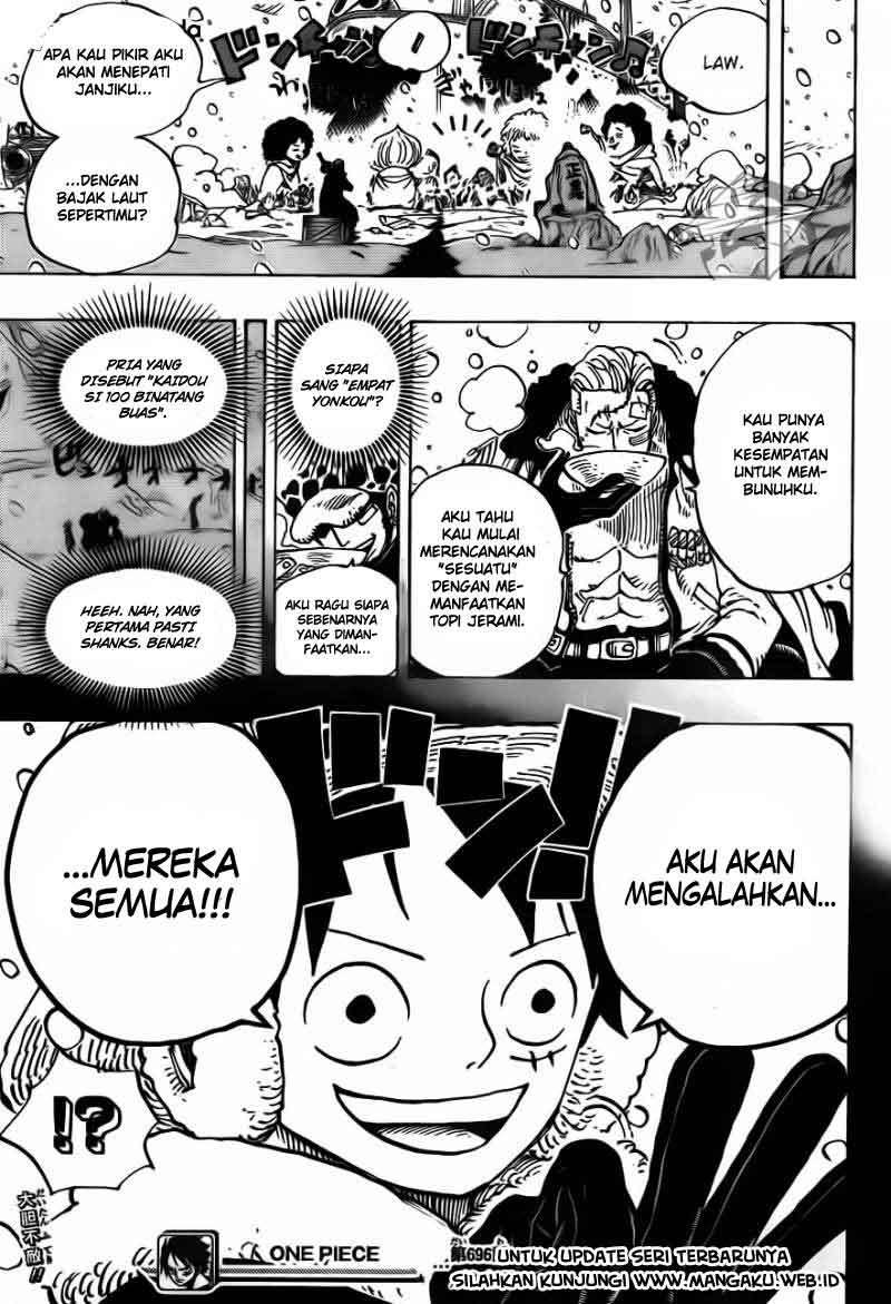 One Piece — Chapter 696, halaman 19