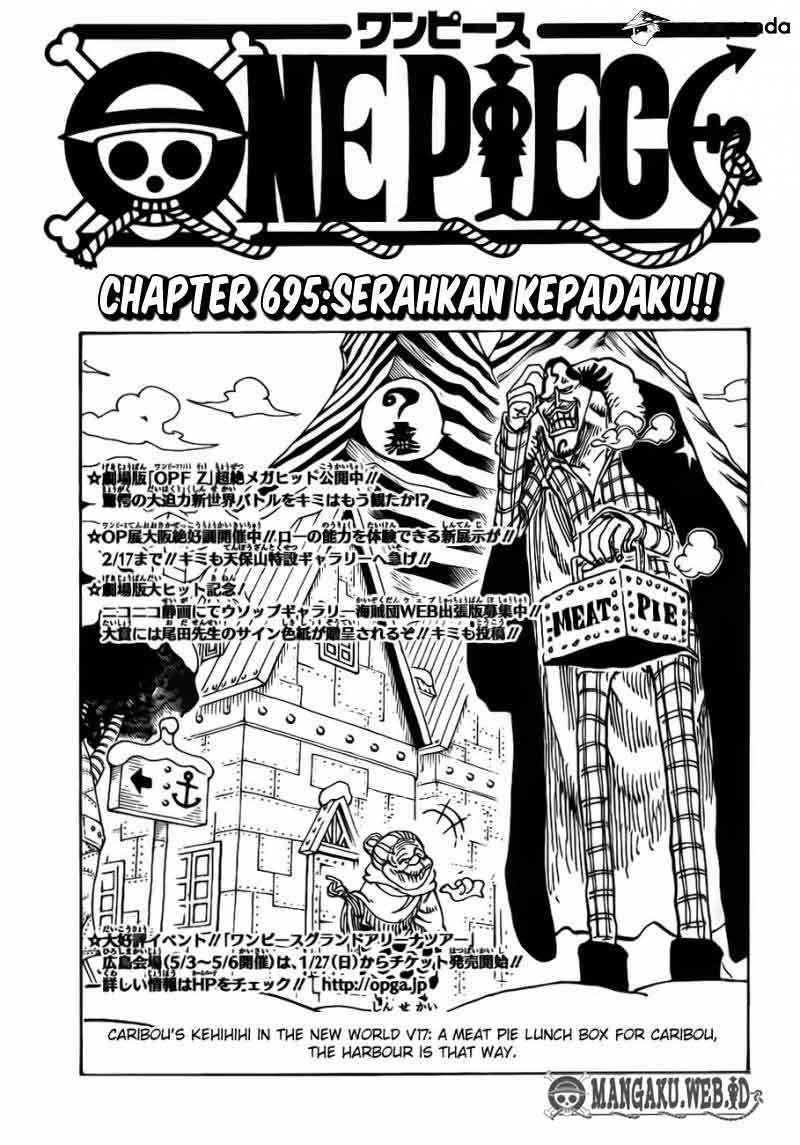 One Piece — Chapter 695, halaman 2