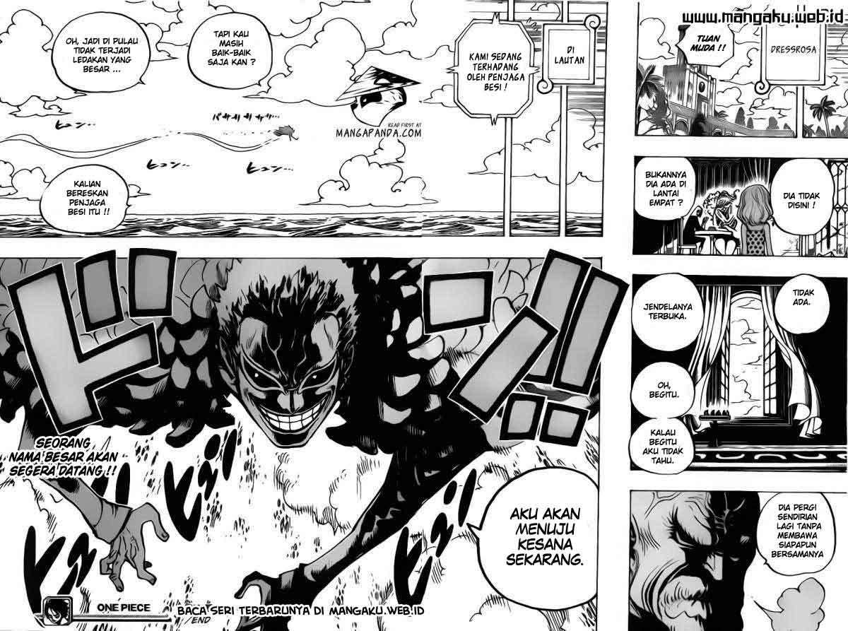 One Piece — Chapter 694, halaman 17