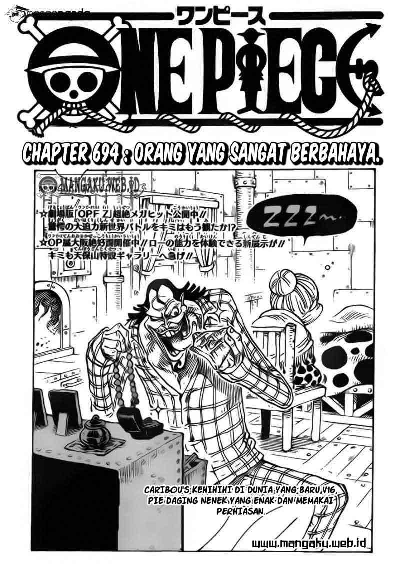One Piece — Chapter 694, halaman 2