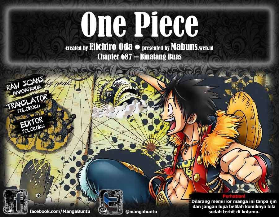 One Piece — Chapter 687, halaman 1