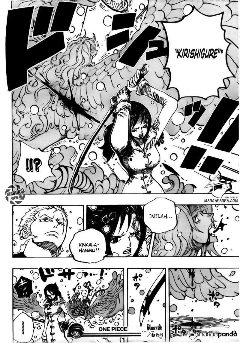 One Piece — Chapter 687, halaman 18