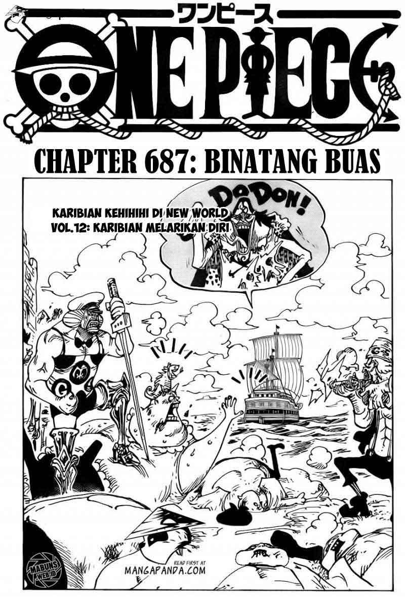 One Piece — Chapter 687, halaman 2