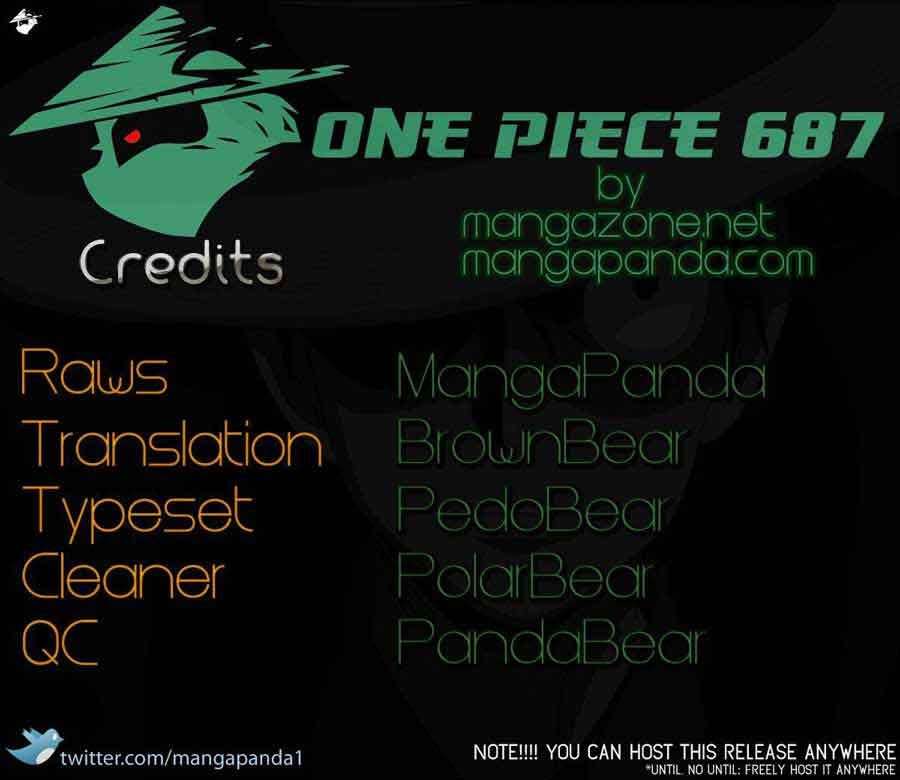One Piece — Chapter 687, halaman 20