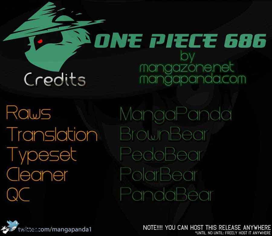 One Piece — Chapter 686, halaman 21