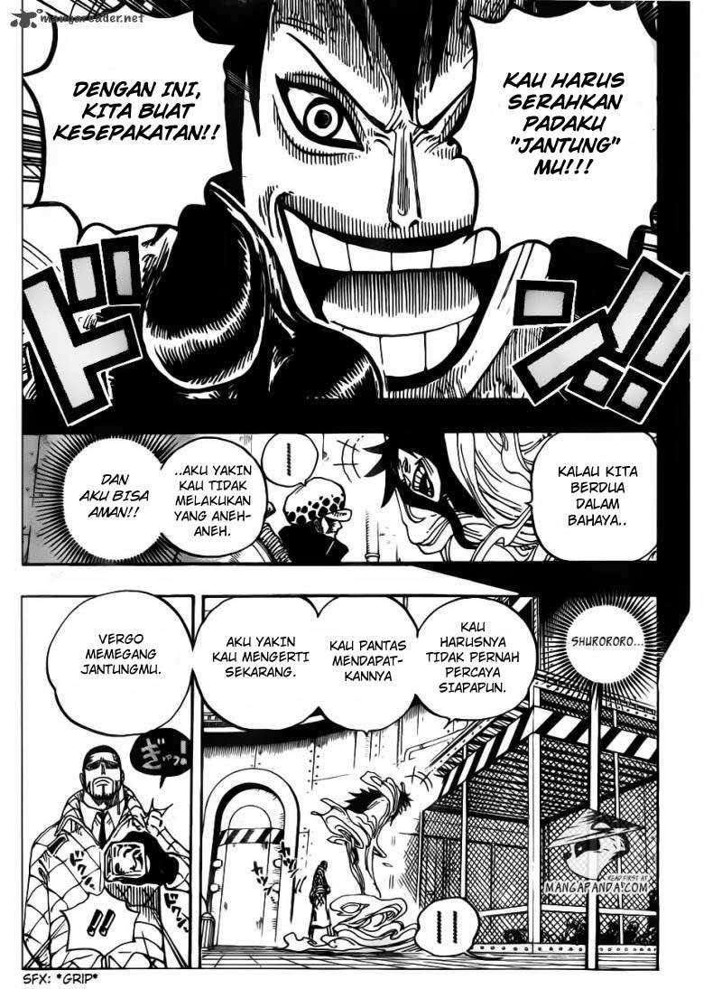 One Piece — Chapter 675, halaman 10
