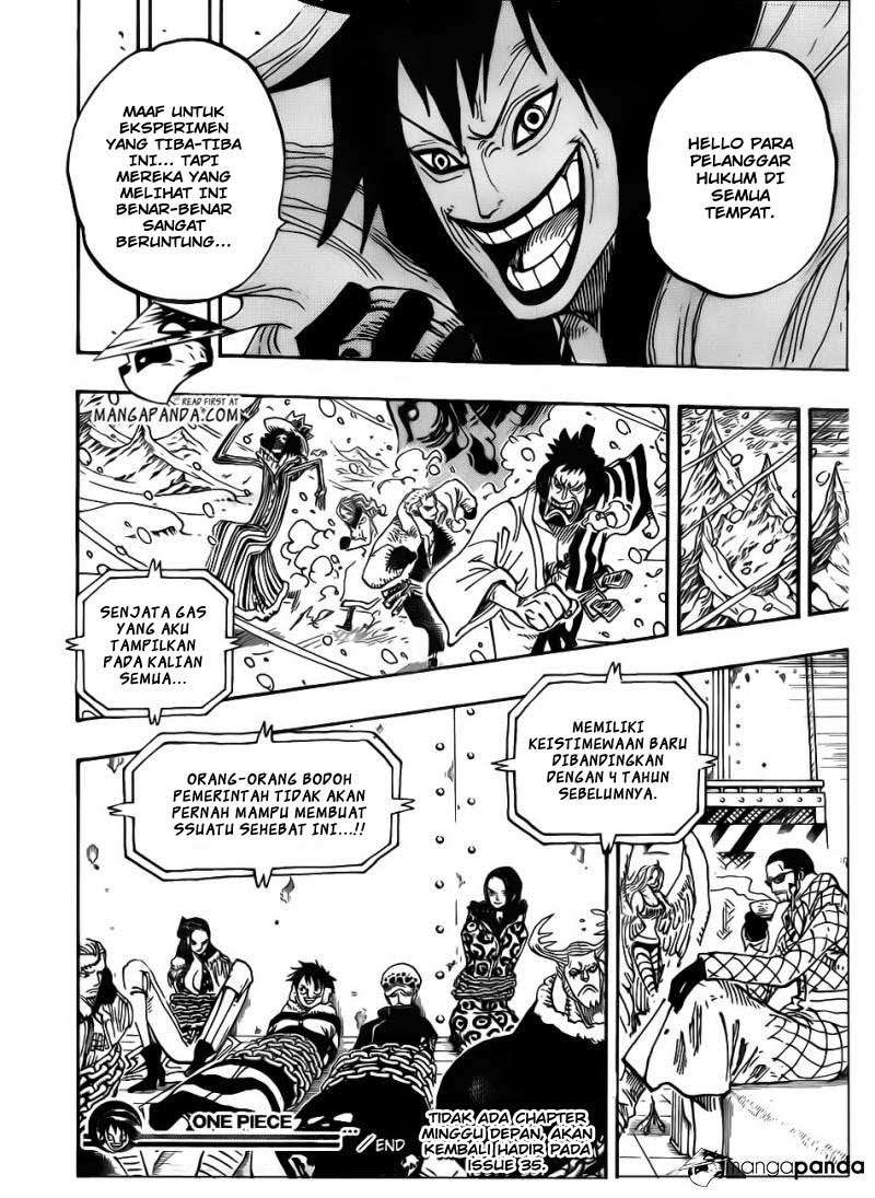 One Piece — Chapter 674, halaman 17