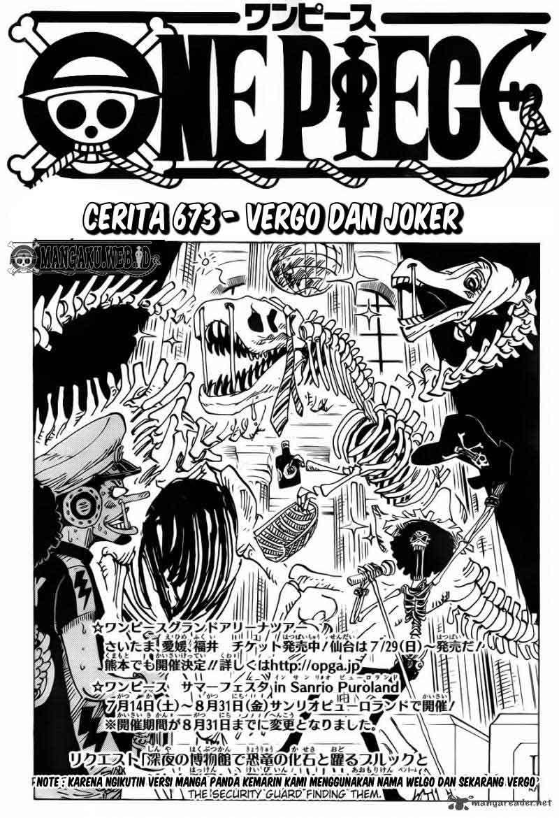 One Piece — Chapter 673, halaman 2