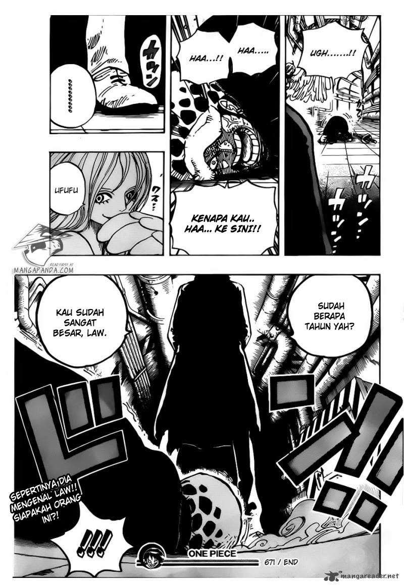 One Piece — Chapter 671, halaman 17