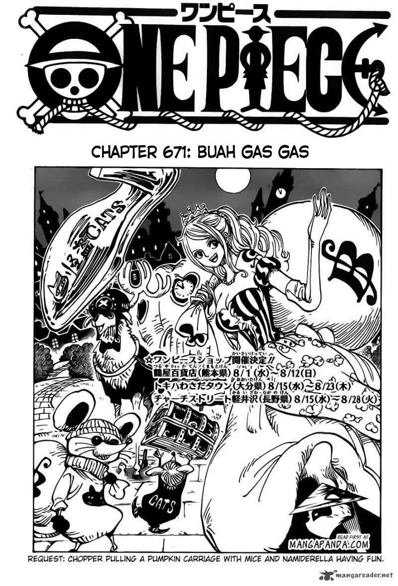 One Piece — Chapter 671, halaman 2