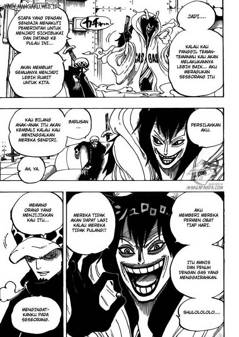 One Piece — Chapter 666, halaman 8