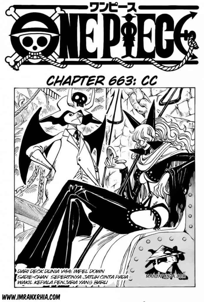 One Piece — Chapter 663, halaman 1