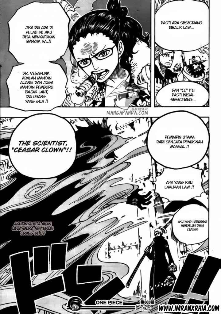 One Piece — Chapter 663, halaman 19