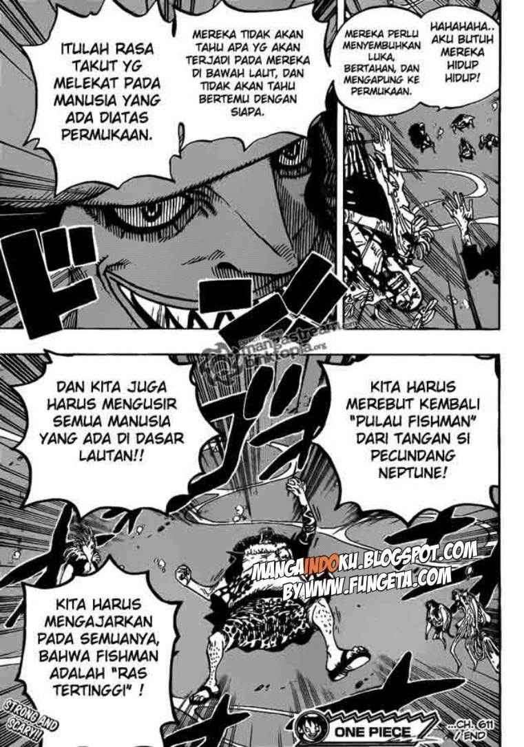 One Piece — Chapter 611, halaman 15