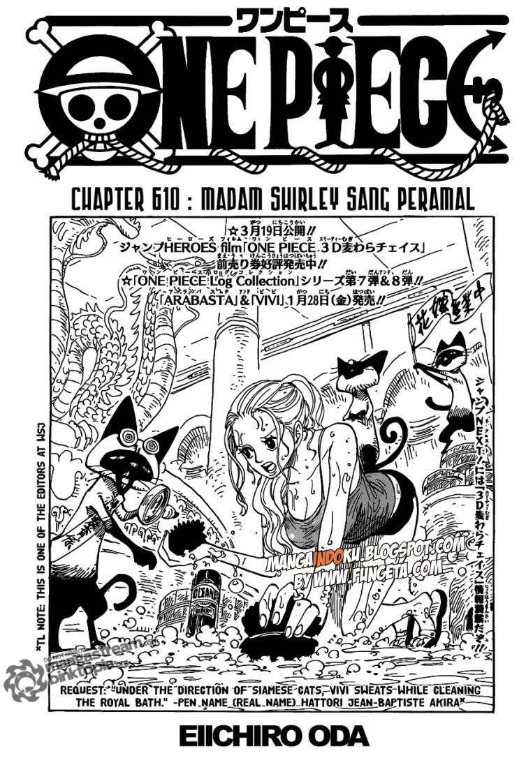 One Piece — Chapter 610, halaman 1