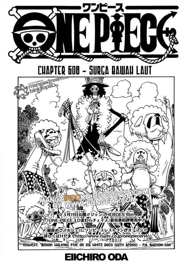 One Piece — Chapter 608, halaman 1