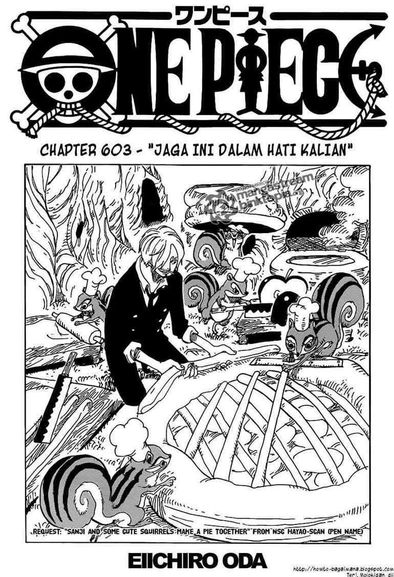 One Piece — Chapter 603, halaman 1