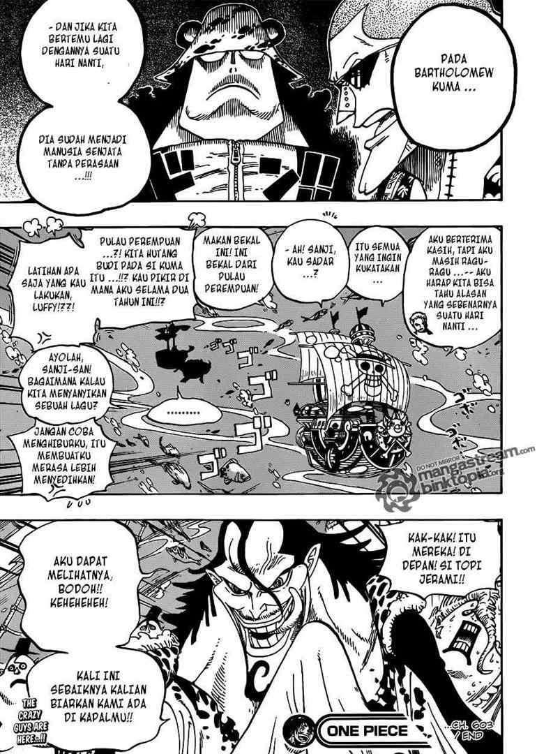 One Piece — Chapter 603, halaman 16