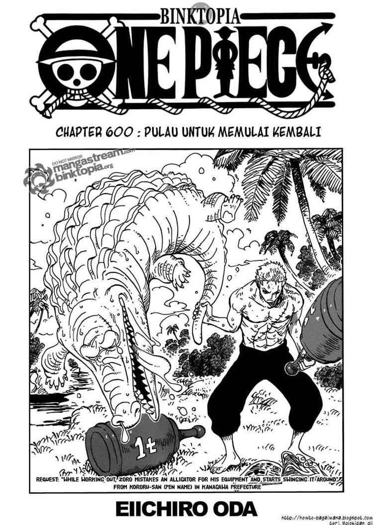 One Piece — Chapter 600, halaman 1