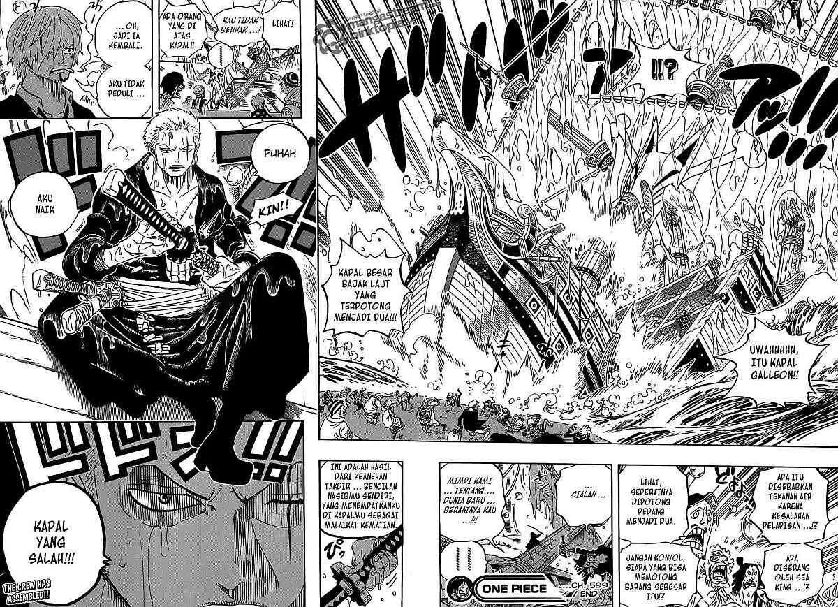 One Piece — Chapter 599, halaman 17