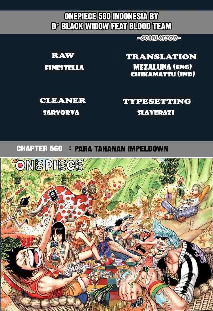 One Piece — Chapter 560, halaman 1
