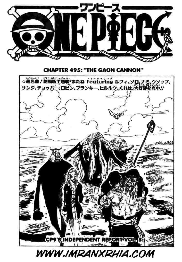 One Piece — Chapter 495, halaman 1