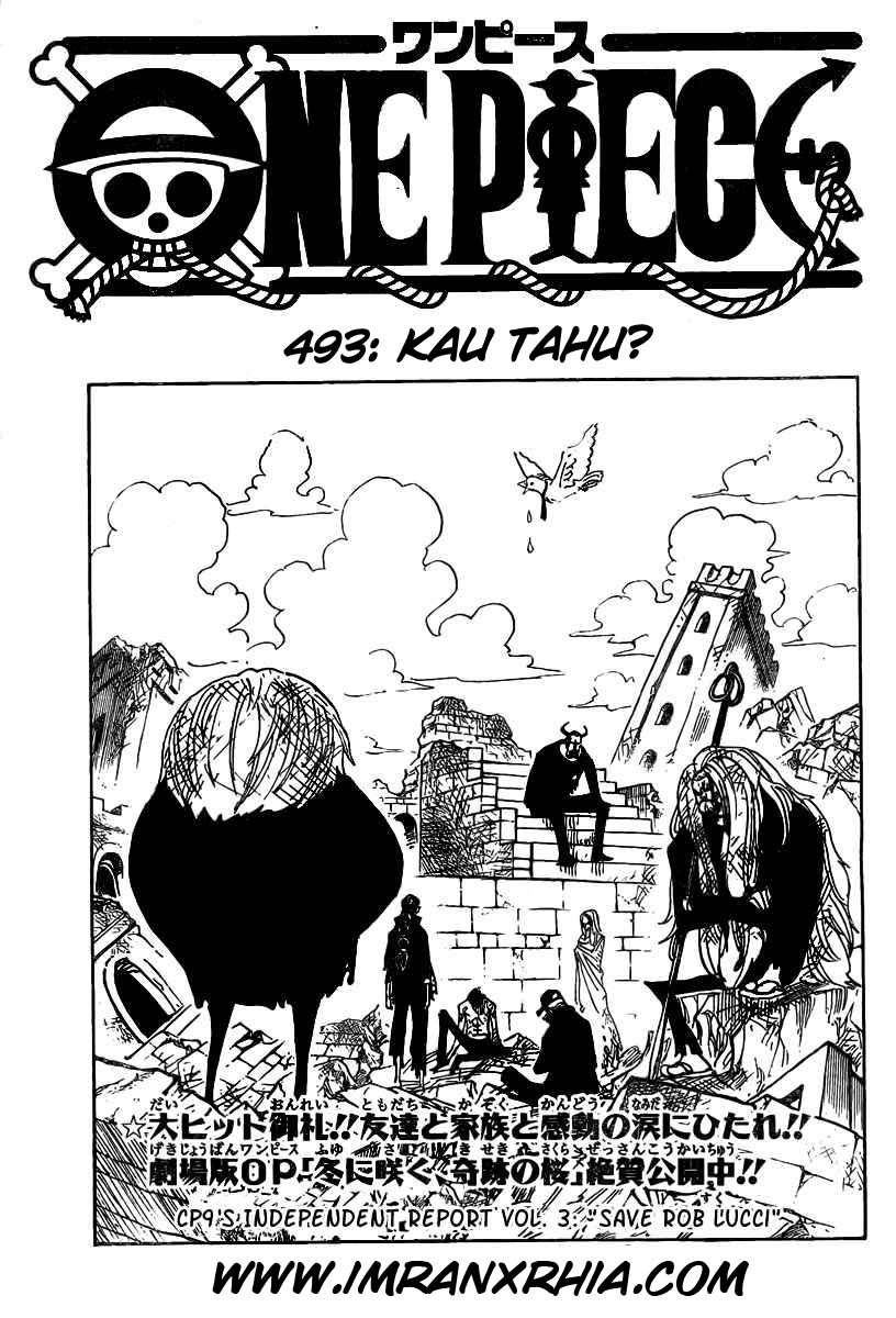 One Piece — Chapter 493, halaman 1