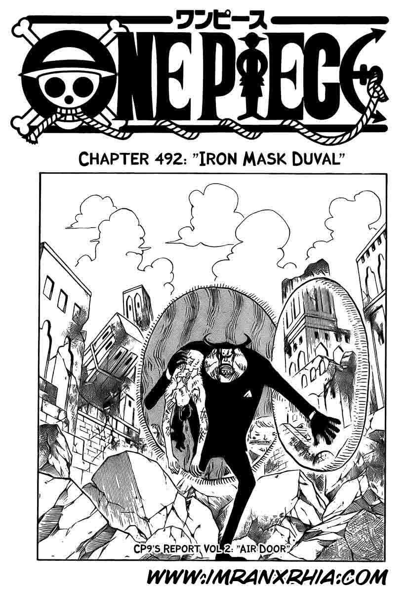 One Piece — Chapter 492, halaman 1