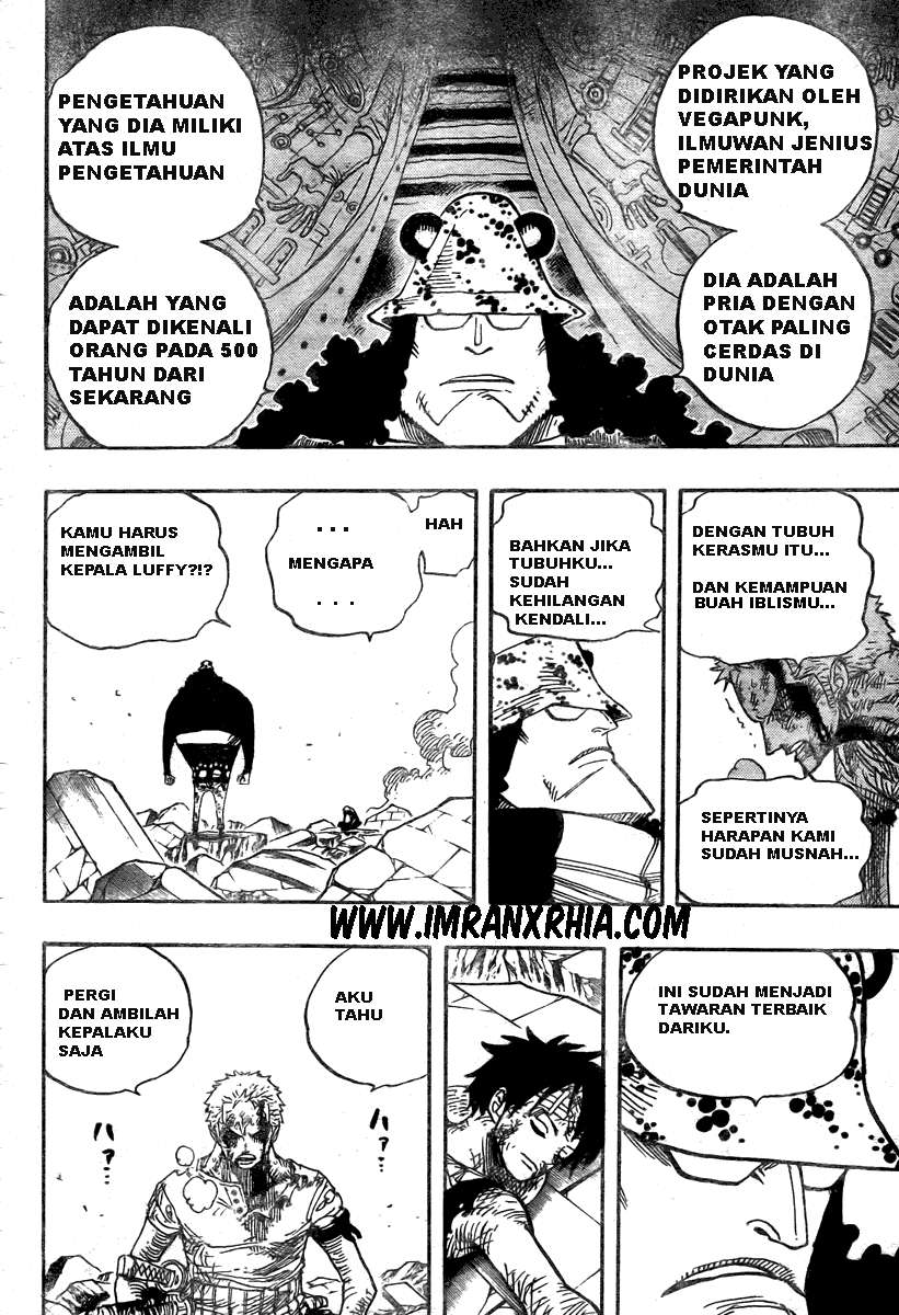 One Piece — Chapter 485, halaman 10