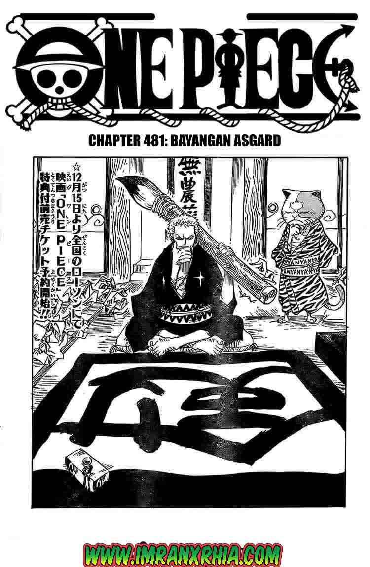 One Piece — Chapter 481, halaman 1