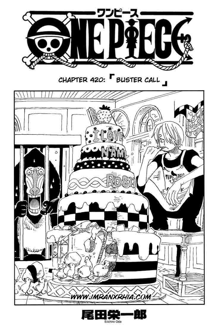 One Piece — Chapter 420, halaman 1