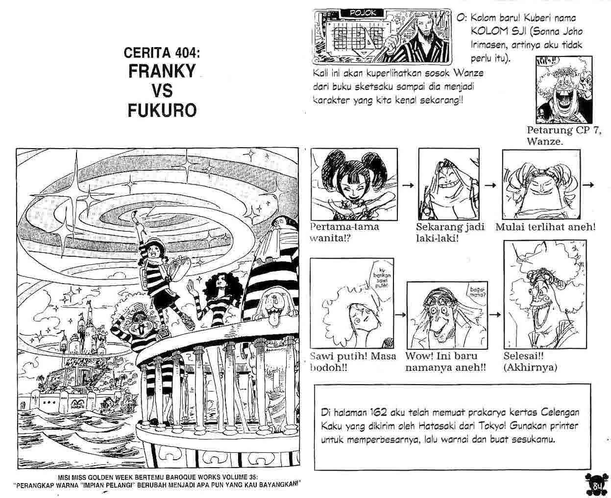One Piece — Chapter 404, halaman 1