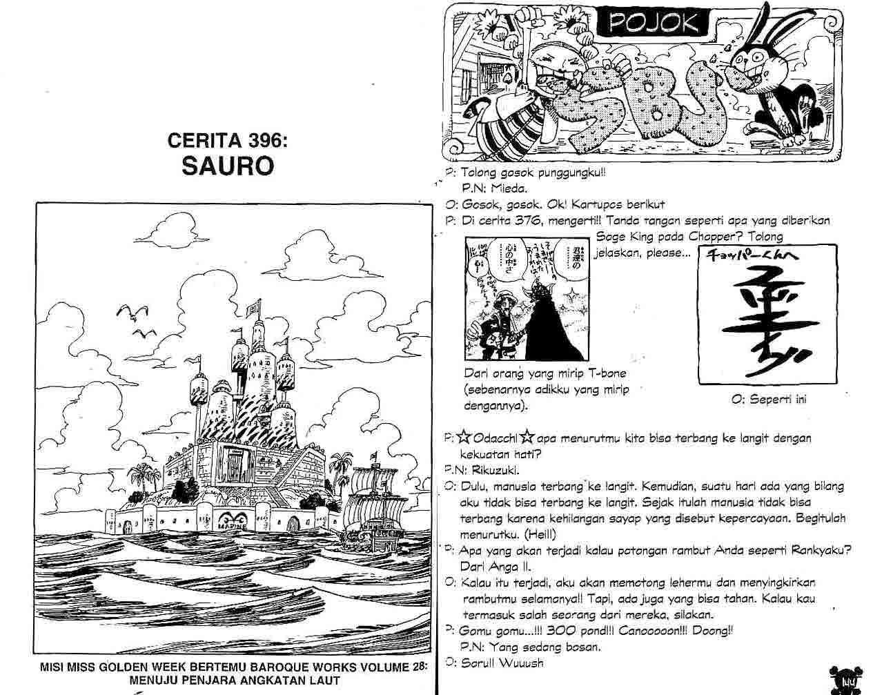 One Piece — Chapter 396, halaman 1