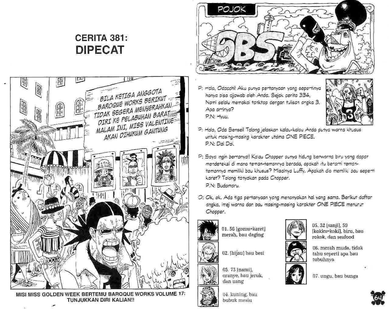 One Piece — Chapter 381, halaman 1