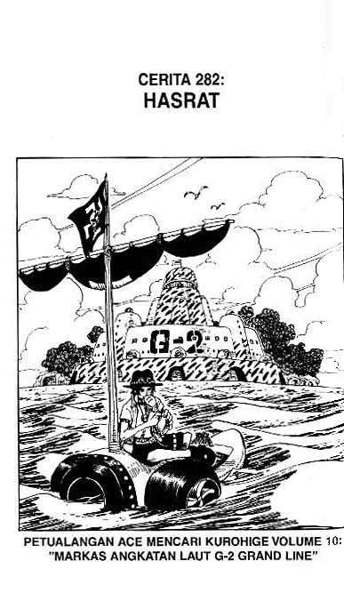 One Piece — Chapter 282, halaman 1