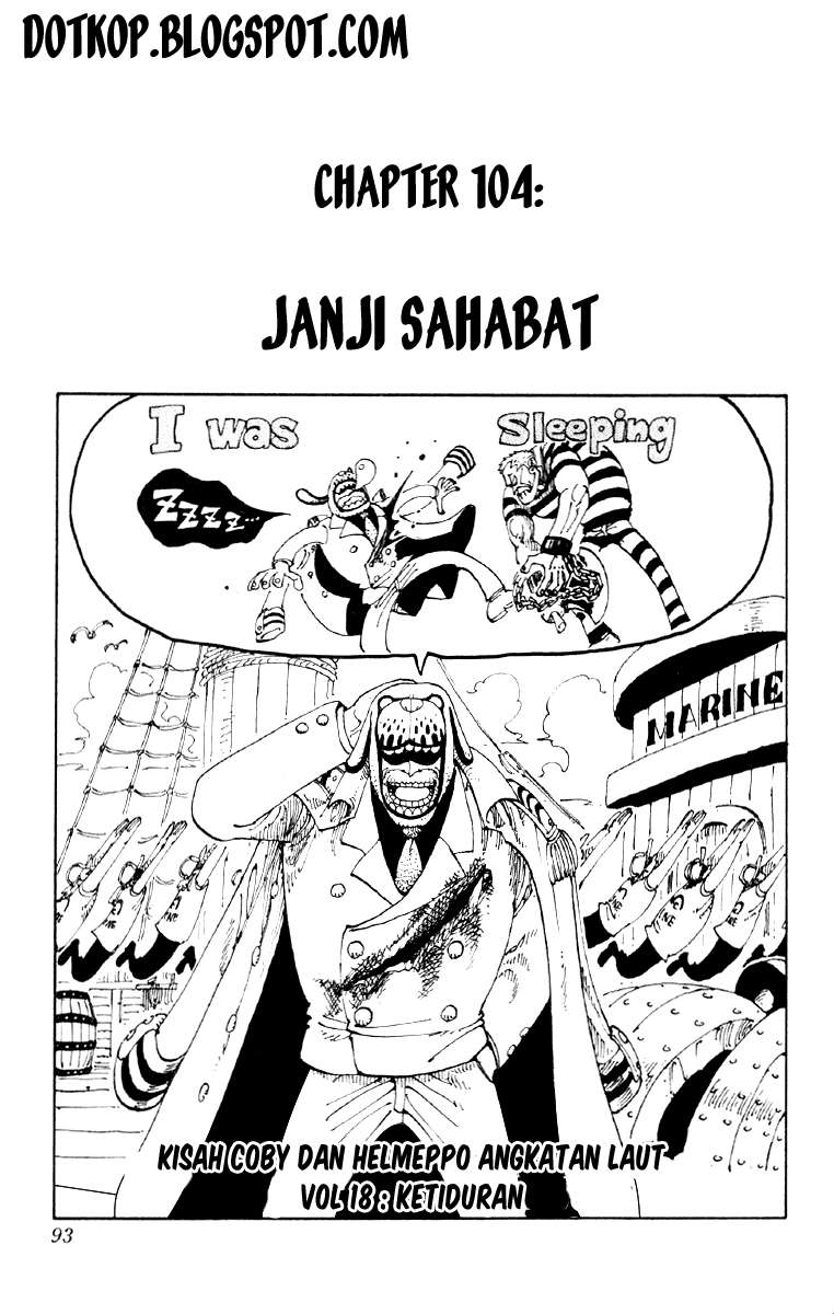 One Piece — Chapter 104, halaman 1